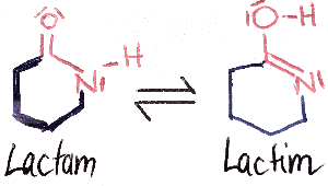 Lactam-Lactim-Tautomerie